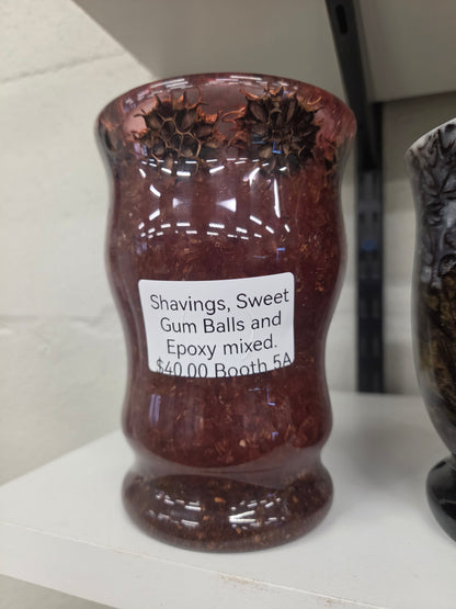 Wood-Epoxy Bowls and Cups