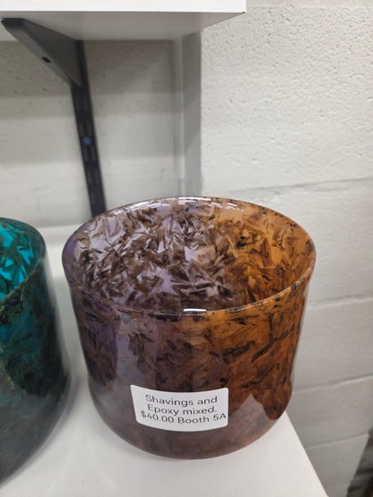 Wood-Epoxy Bowls and Cups